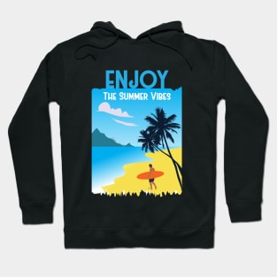 Summer Full Of Surfing Hoodie